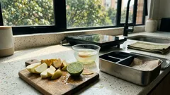 ¿Por qué la manzana se pone café tan rápido y cómo el limón la mantiene clara?