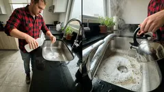 Vinagre y bicarbonato en el lavaplatos: el truco que sí quita olores (y lo que no hace)