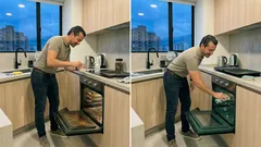 Así aflojas la grasa pegada del horno con vinagre blanco y jabón neutro (sin tallar de más)